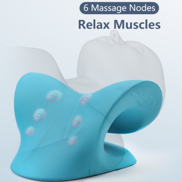 🔥 New Neck and Shoulder Relaxer, Cervical Traction Device Chiropractic Pillow - Picture 6 of 13